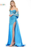 Colors Prom Dress in Turquoise