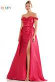 Off The Shoulder Colors Prom Dress 3177