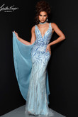 Sparkling Beaded Mesh Johnathan Kayne Dress 2824