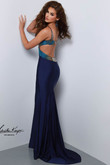 Johnathan Kayne Prom Dress in Navy