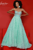 3D Rose Overskirt Johnathan Kayne Dress 2907