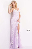 Jovani Prom Dress in Lilac/White 
