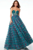 Alyce Paris Prom Dress in Lapis/Hot Pink