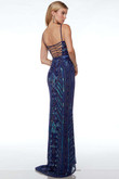 Alyce Paris Prom Dress in Royal/Silver