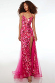 Alyce Paris Prom Dress in Hot Pink 