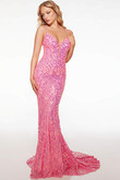 Alyce Paris Prom Dress in Hot Pink