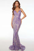 Alyce Paris Prom Dress in Unicorn Violet