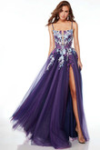 Purple/Multi Alyce Paris Prom Dress 61673