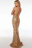 Alyce Paris Prom Dress in Gold