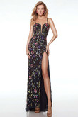 Alyce Paris Prom Dress in Black/Multi