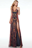 Alyce Paris Prom Dress in Midnight/Multi