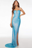 Alyce Paris Prom Dress in Azure Blue