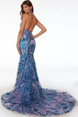 Alyce Paris Prom Dress in Blue-Lavender