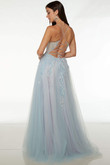 Alyce Paris Prom Dress in Light Blue/Orchid