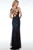 Alyce Paris Prom Dress in Black/Teal 