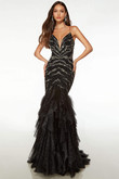 Black Zebra Alyce Paris Prom Dress 61721