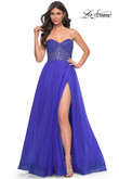 La Femme Prom Dress in Royal 