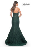 La Femme Prom Dress in Dark Emerald 