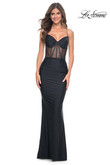 Black Corset La Femme Prom Dress 32258