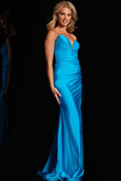 Jovani Prom Dress in Hot Blue 