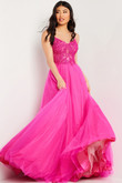 Jovani Prom Dress JVN39385 in Hot Pink 