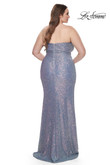 Slate Blue La Femme 31983 Prom Dress