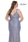 Light Blue La Femme 32173 Prom Dress