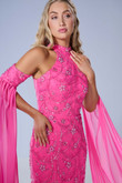 close up of the dress Tiffany 16147 