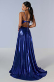 Tiffany 16179 sapphire open back dress  Tiffany 16179 sapphire open back dress
