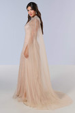 Champagne Tiffany 16202 tule dress 