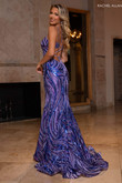 Open back of the dress Rachel Allan 70721
