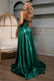 Lace up back of the dress Rachel Allan 70739