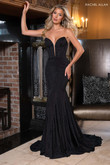 Black Rachel Allan 70802 mermaid dress