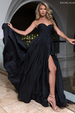 Black Rachel Allan 70809 A-line dress 
