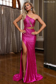 Fuchsia Rachel Allan 70744 fitted dress 