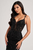 Black close up of the dress Colette CL8210