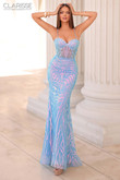 Sky blue Clarisse 811161 Sweetheart neck Gown