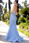 Back of the dress PS25172 with zipper 