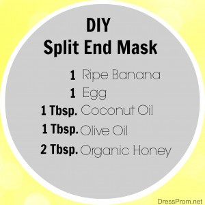 DIY Prom Beauty: Split End Mask