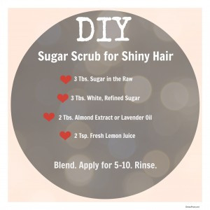 DIY Prom Beauty: DIY Sugar Scrub for Shiny, Gorgeous Prom Hair