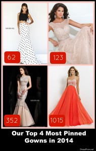 Our most Pinned Prom Gowns so far in 2014
