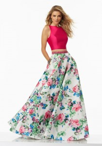 Bright Floral Prints for Prom
