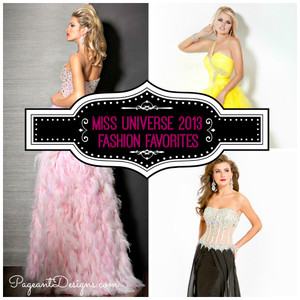 Trending: Miss Universe 2013 Pageant Dress Fashions