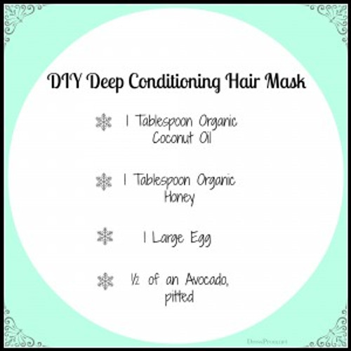 DIY Deep Conditioning Mask: Have Great Hair and a Cocktail Dress for your Holiday Party