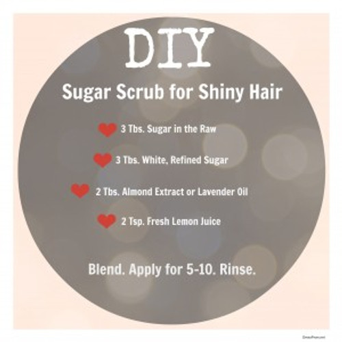 DIY Prom Beauty: DIY Sugar Scrub for Shiny, Gorgeous Prom Hair