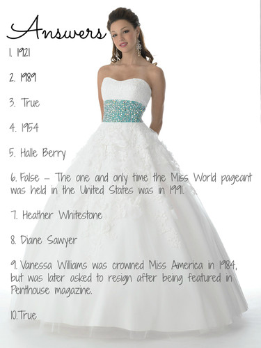 Pageant Trivia: How’s Your Pageant Knowledge?