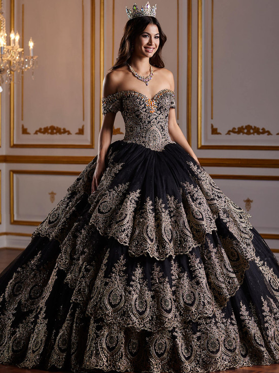 off the shoulder quinceanera collection ball gown 26934