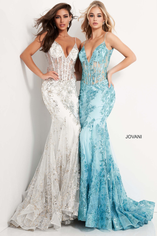 sheath evening dress jovani 60283