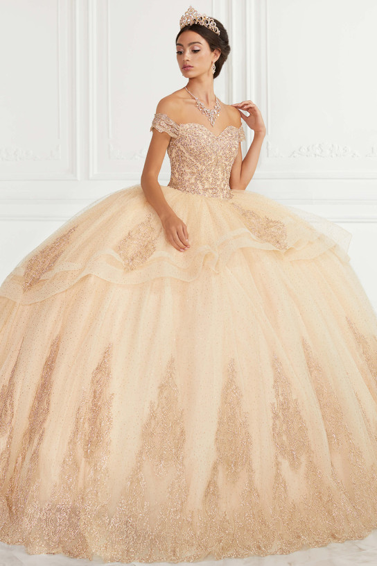 peplum skirt quinceanera collection ball gown 26945