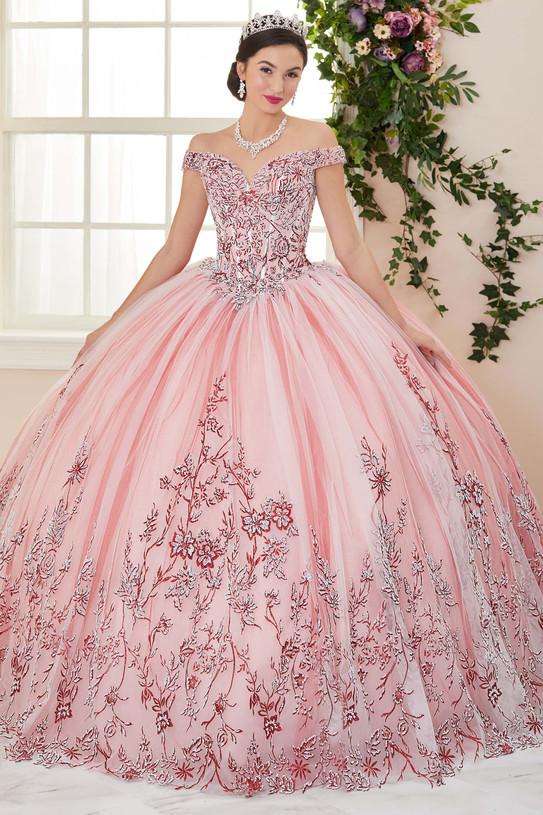 Off The Shoulder Quinceanera Collection Ball Gown Dress 26955